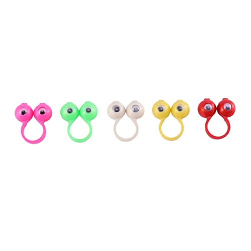 Milisten 36 Stück Teiliges Augen Fingerpuppen Ringe Bunte Puppenspielzeuge für Pädagogisches Finger für Partys Rollenspiele und Kreatives Lernen Zufällige Farbe Zufällige Farbe von Milisten
