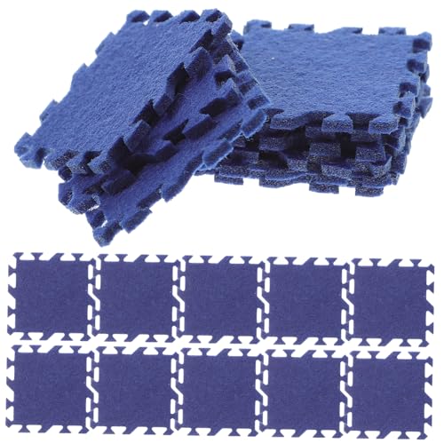 Milisten 36Stücke Puzzlematte Teilig Dekorative Mini House Floor Mats Mikromodelle für Hochwertige Teppichmatte für Puppenhäuser und Spielszene von Milisten