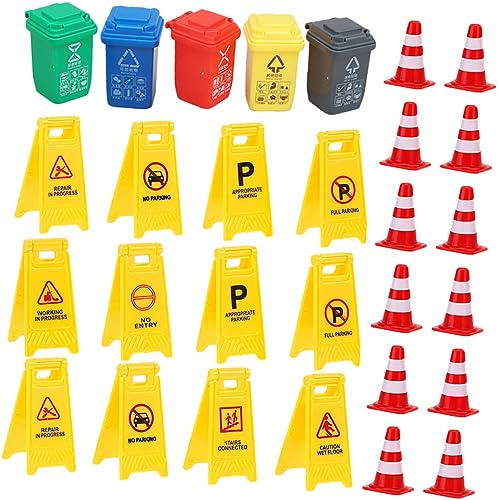 Milisten 37 Stück Verkehrskognitives klein Zapfen Lernen lehrreich Verkehrszeichenspielzeuglehre Straßenschilder für Straßenbauschilder Plastik Milisten 37 Stück Verkehrskognitives klein Zapfen Lernen lehrreich Verkehrszeichenspielzeuglehre Straßenschilder für Straßenbauschilder Plastik von Milisten