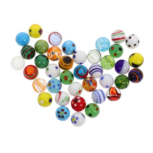 Milisten 38 Stück Glasmarbles Murmeln für Spielzeuge Deko und Aquarien Runde Glasperlen für Schmetterlingsfütterungsplatten und Vasen Glänzende Robuste Milisten 38 Stück Glasmarbles Murmeln für Spielzeuge Deko und Aquarien Runde Glasperlen für Schmetterlingsfütterungsplatten und Vasen Glänzende Robuste von Milisten