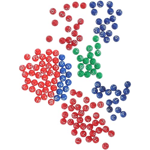 Milisten 3Packungen Lotteriekugeln für Partyspiele Kleine Bunte Plastikkugeln mit Zahlen für Verlosungen und Tombola für Events und Familienaktivitäten Milisten 3Packungen Lotteriekugeln für Partyspiele Kleine Bunte Plastikkugeln mit Zahlen für Verlosungen und Tombola für Events und Familienaktivitäten von Milisten