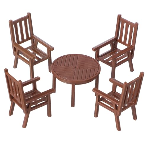 Milisten 3Sätze Mini und Stuhl Set für Puppenhaus Teiliges Miniaturmöbel Set für Kinderspielzeug Zubehör zur Dekoration von Spielhäusern und Miniaturszenen Milisten 3Sätze Mini und Stuhl Set für Puppenhaus Teiliges Miniaturmöbel Set für Kinderspielzeug Zubehör zur Dekoration von Spielhäusern und Miniaturszenen von Milisten