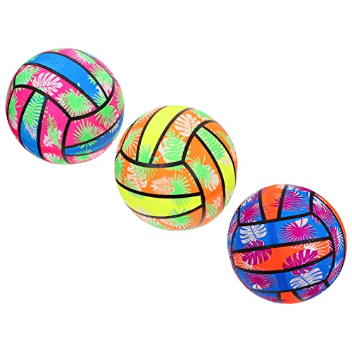 Milisten 3Stücke Aufblasbare Wasservolleyball Bälle für Farben für Pool und Strandpartys Robustes Material Sommeraktivitäten von Milisten
