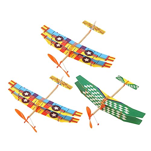 Milisten 3Stücke DIY Gummiband Flugzeugspielzeug für Lernspielzeug Hand Auge Koordination und Praktischen Fähigkeiten Jungen und Ab Jahren Milisten 3Stücke DIY Gummiband Flugzeugspielzeug für Lernspielzeug Hand Auge Koordination und Praktischen Fähigkeiten Jungen und Ab Jahren von Milisten