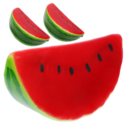Milisten 3Stücke Gefälschte Wassermelonenscheiben Realistische Fruchtmodelle für Sommer Dekorationen für Küchen Partys und Shop Displays Milisten 3Stücke Gefälschte Wassermelonenscheiben Realistische Fruchtmodelle für Sommer Dekorationen für Küchen Partys und Shop Displays von Milisten