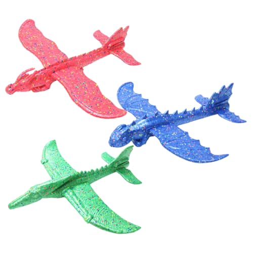 Milisten 3Stücke Handwurf Flugzeugspielzeug für Leichtes Pterosaur für Outdoor Spiele Fördert die Motorischen Fähigkeiten und Verständnis Milisten 3Stücke Handwurf Flugzeugspielzeug für Leichtes Pterosaur für Outdoor Spiele Fördert die Motorischen Fähigkeiten und Verständnis von Milisten