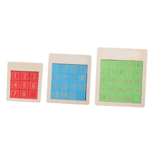 Milisten 3Stücke Holz Puzzle für Lernspielzeug mit Schiebezahlenblöcken für Kleinkinder und Vorschulkinder Fördert die Motorischen Fähigkeiten und Logische Milisten 3Stücke Holz Puzzle für Lernspielzeug mit Schiebezahlenblöcken für Kleinkinder und Vorschulkinder Fördert die Motorischen Fähigkeiten und Logische von Milisten