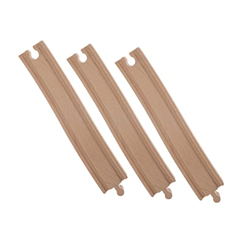 Milisten 3Stücke Holz Zugschienen Teiliges Bogen Gleis Zubehör für Kreative Pädagogisches Holzspielzeug Fantasie und Motorik Milisten 3Stücke Holz Zugschienen Teiliges Bogen Gleis Zubehör für Kreative Pädagogisches Holzspielzeug Fantasie und Motorik von Milisten