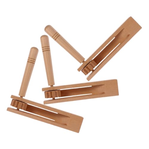 Milisten 3Stücke Holzratschen Instrumente Langlebige Castanets für Musik Sportveranstaltungen und Anfeuerungen Verarbeitung Glatte Oberfläche Geschenkidee Milisten 3Stücke Holzratschen Instrumente Langlebige Castanets für Musik Sportveranstaltungen und Anfeuerungen Verarbeitung Glatte Oberfläche Geschenkidee von Milisten