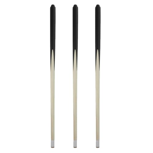 Milisten 3Stücke Mini Billardqueues für Kurze Holz Pool Sticks für Sicheres für Zuhause Schule und Partys Fördert Hand Auge Koordination und Konzentration von Milisten
