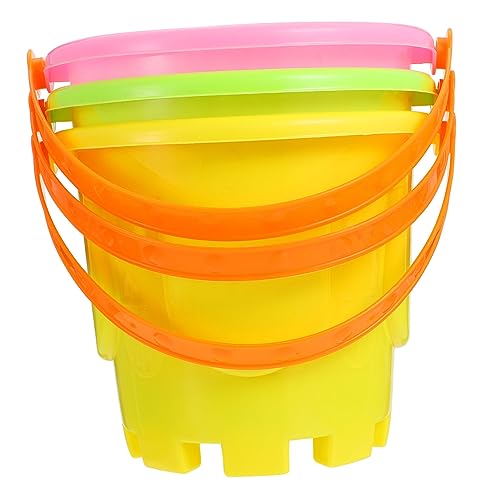 Milisten 3Stücke Mini Eimerspielzeug Für Teiliges Sandspielzeug Aus Hochwertigem Kunststoff Für Strand Und Wasserspiele Fördert Die Hand Augen Koordination Farben Zufällig Milisten 3Stücke Mini Eimerspielzeug Für Teiliges Sandspielzeug Aus Hochwertigem Kunststoff Für Strand Und Wasserspiele Fördert Die Hand Augen Koordination Farben Zufällig von Milisten