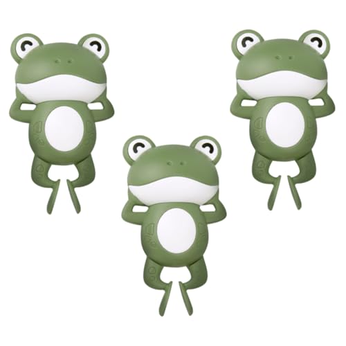 Milisten 3Stücke Teiliges Froschform Badespielzeug für Aufziehbares Wasserspielzeug mit Cartoon Design Fördert Spiel und Interaktion der Badewanne für Jahre Alte von Milisten