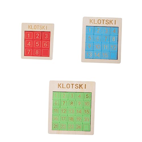 Milisten 3Stücke Teiliges Schiebezahl Puzzle für Holz Lernspielzeug Kreativität und Kognitiven Fähigkeiten für Interaktive Familienspiele Milisten 3Stücke Teiliges Schiebezahl Puzzle für Holz Lernspielzeug Kreativität und Kognitiven Fähigkeiten für Interaktive Familienspiele von Milisten