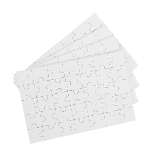 Milisten 4 Blätter Blanko Puzzle Sublimations Holz Hitzebeständige DIY puzzleteile für Individuelle Bildübertragung Wiederverwendbar Bemalbar Kreatives Bastelspielzeug für Erwachsene Milisten 4 Blätter Blanko Puzzle Sublimations Holz Hitzebeständige DIY puzzleteile für Individuelle Bildübertragung Wiederverwendbar Bemalbar Kreatives Bastelspielzeug für Erwachsene von Milisten