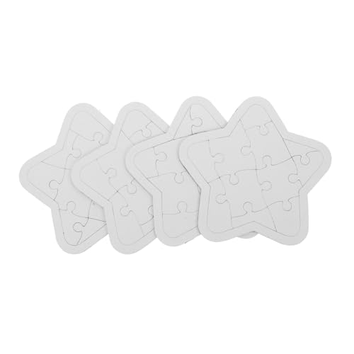 Milisten 4 Blätter Blanko Puzzle Teile zum Ausmalen DIY Bastelspielzeug für Geeignet für Kreatives Zeichnen und Malen Leicht und Stabil für Künstlerische Projekte Milisten 4 Blätter Blanko Puzzle Teile zum Ausmalen DIY Bastelspielzeug für Geeignet für Kreatives Zeichnen und Malen Leicht und Stabil für Künstlerische Projekte von Milisten