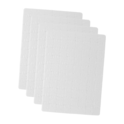 Milisten 4 Blätter Teiliges DIY Puzzle aus Weißem Blanko Sublimationsfähige Puzzleteile Multifunktional zum Bemalen Gestalten und Familien Spiel für Kreative Projekte Milisten 4 Blätter Teiliges DIY Puzzle aus Weißem Blanko Sublimationsfähige Puzzleteile Multifunktional zum Bemalen Gestalten und Familien Spiel für Kreative Projekte von Milisten
