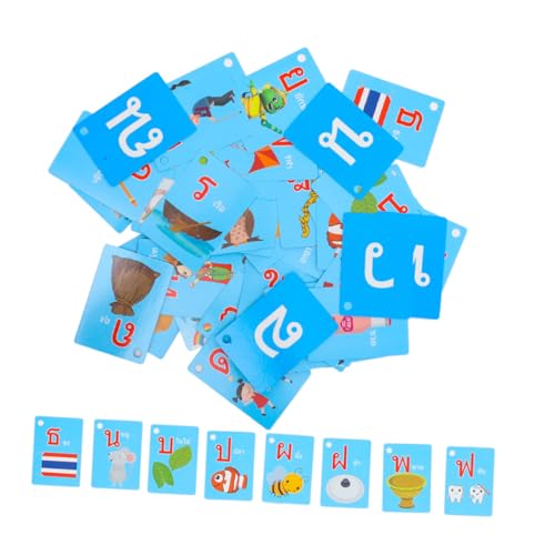 Milisten 4 Boxen Thailändische Sprachlernkarte Dicke Wortkarten Sichtwort-Flash-Karten Karte Früherziehungsgerät Lernkarten für Kleinkinder Sprachlernkarten Papier Milisten 4 Boxen Thailändische Sprachlernkarte Dicke Wortkarten Sichtwort-Flash-Karten Karte Früherziehungsgerät Lernkarten für Kleinkinder Sprachlernkarten Papier von Milisten