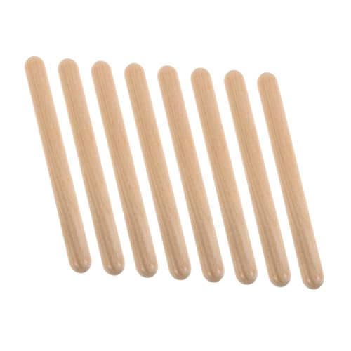 Milisten 4 Paare Holz Rhythmusstäbe Percussion Instrumente für Vorschule Holzklappern Musikinstrument Zubehör für Musikunterricht und Frühkindliche Milisten 4 Paare Holz Rhythmusstäbe Percussion Instrumente für Vorschule Holzklappern Musikinstrument Zubehör für Musikunterricht und Frühkindliche von Milisten