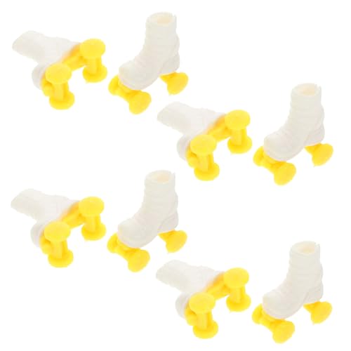 Milisten 4 Paare Puppenschlittschuhe Mini-Fingerschuhe Minischuhe zum Basteln Mini-Ski-Skates für den Schnee Mini-Schuhe Winterpuppenschuhe Mini-Winterstiefel Miniatur-Ski Plastik Milisten 4 Paare Puppenschlittschuhe Mini-Fingerschuhe Minischuhe zum Basteln Mini-Ski-Skates für den Schnee Mini-Schuhe Winterpuppenschuhe Mini-Winterstiefel Miniatur-Ski Plastik von Milisten