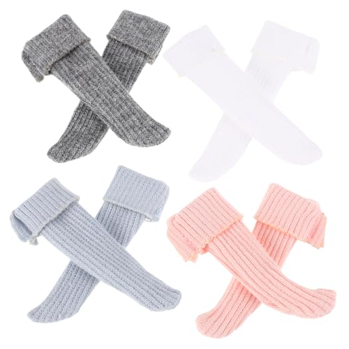 Milisten 4 Paare Puppensocken Babydoll Accessoires Puppenschuhe Unterteile Für Bjd-puppenkleidung Halloween-socken Für Zubehör Für Babypuppen Mini-Schuhe Stoff Milisten 4 Paare Puppensocken Babydoll Accessoires Puppenschuhe Unterteile Für Bjd-puppenkleidung Halloween-socken Für Zubehör Für Babypuppen Mini-Schuhe Stoff von Milisten