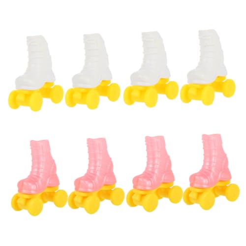 Milisten 4 Paare Roller Skates Schlittschuh-bastelarbeiten Für Eine Puppe Mini-Schlittschuhe Für Puppe Rollschuh Für DIY-Puppe Zubehör Für Die Puppenherstellung Plastik Milisten 4 Paare Roller Skates Schlittschuh-bastelarbeiten Für Eine Puppe Mini-Schlittschuhe Für Puppe Rollschuh Für DIY-Puppe Zubehör Für Die Puppenherstellung Plastik von Milisten