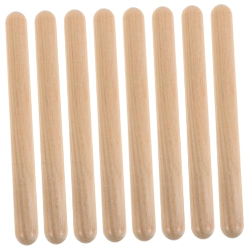 Milisten 4 Paare Schlagzeug Musikstöcke aus Holz Holzstabspielzeug Holzrhythmusstäbe Rhythmusstöcke für Rhythmus-Sticks Rhythmus-Musikstöcke Rhythmusstöcke aus Holz Holzkeule Khaki Milisten 4 Paare Schlagzeug Musikstöcke aus Holz Holzstabspielzeug Holzrhythmusstäbe Rhythmusstöcke für Rhythmus-Sticks Rhythmus-Musikstöcke Rhythmusstöcke aus Holz Holzkeule Khaki von Milisten