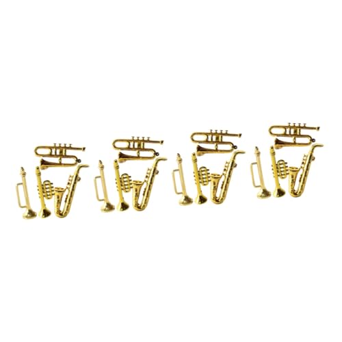 Milisten 4 Sätze Mini-Saxophon Puppenhaus Miniaturzubehör Dekorationen Mini-trompete Winzig Realistisches Miniinstrument Puppenhaus-Instrumente Plastik Golden 4 Stück * 4 Milisten 4 Sätze Mini-Saxophon Puppenhaus Miniaturzubehör Dekorationen Mini-trompete Winzig Realistisches Miniinstrument Puppenhaus-Instrumente Plastik Golden 4 Stück * 4 von Milisten