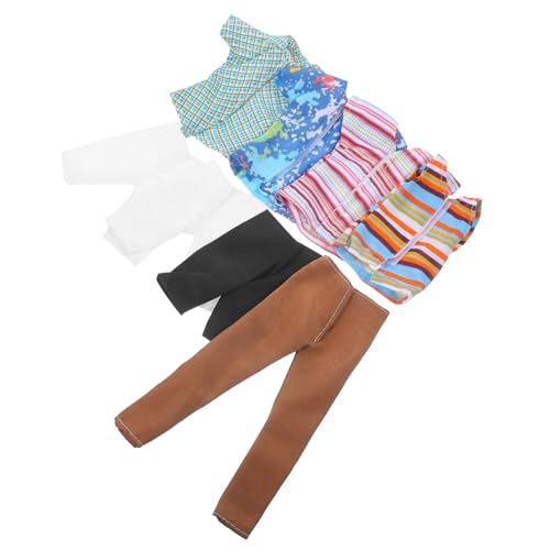 Milisten 4 Sätze Puppenkleidung für Jungen Teilig Sommer Outfits Bequem und Einfach Anzuziehen Passend für Puppen Farbenfrohes Design Langlebig und Zubehör für Kreatives Milisten 4 Sätze Puppenkleidung für Jungen Teilig Sommer Outfits Bequem und Einfach Anzuziehen Passend für Puppen Farbenfrohes Design Langlebig und Zubehör für Kreatives von Milisten