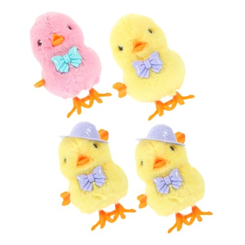 Milisten 4 Stück Aufzieh Hühnchen Spielzeug für Kinder Plüsch Cartoon Küken Kleiner Spielzeug Hühnerspielzeug für Kleinkinder Ostergeschenke Milisten 4 Stück Aufzieh Hühnchen Spielzeug für Kinder Plüsch Cartoon Küken Kleiner Spielzeug Hühnerspielzeug für Kleinkinder Ostergeschenke von Milisten