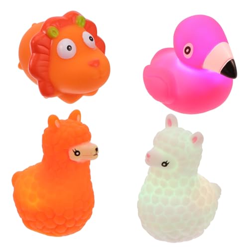 Milisten 4 Stück Bade -Flash - Duschspielzeug Schwimmendes Badespielzeug für Babys schwimmendes Dusche pädagogisches für Babys Vinyl Milisten 4 Stück Bade -Flash - Duschspielzeug Schwimmendes Badespielzeug für Babys schwimmendes Dusche pädagogisches für Babys Vinyl von Milisten