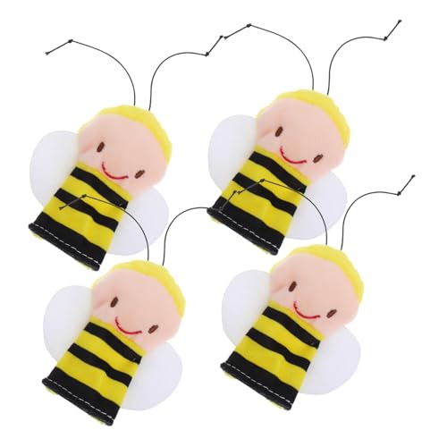 Milisten 4 Stück Bienen-Fingerpuppenspielzeug Fingerpuppen für Weiches Plüschspielzeug Geschichtenerzählende Fingerpuppen Puppenspielzeug zum Geschichtenerzählen Fingerpuppen Milisten 4 Stück Bienen-Fingerpuppenspielzeug Fingerpuppen für Weiches Plüschspielzeug Geschichtenerzählende Fingerpuppen Puppenspielzeug zum Geschichtenerzählen Fingerpuppen von Milisten