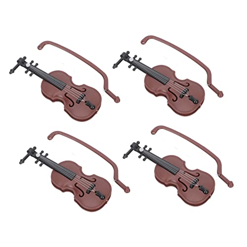 Milisten 4 Stück DIY Miniatur Geigendekorationen Ornamentmodelle Kleine Geigendekoration Simulation Geige Musikspielzeug Puppenhaus Geigenmodell Mini Musikinstrument Gefälschte Milisten 4 Stück DIY Miniatur Geigendekorationen Ornamentmodelle Kleine Geigendekoration Simulation Geige Musikspielzeug Puppenhaus Geigenmodell Mini Musikinstrument Gefälschte von Milisten