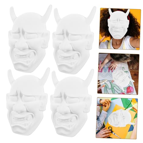 Milisten 4 Stück DIY PVC Masken Blanko Unbemalt für Fasching Karneval Geburtstag Halloween Party zum Bemalen und Gestalten Milisten 4 Stück DIY PVC Masken Blanko Unbemalt für Fasching Karneval Geburtstag Halloween Party zum Bemalen und Gestalten von Milisten