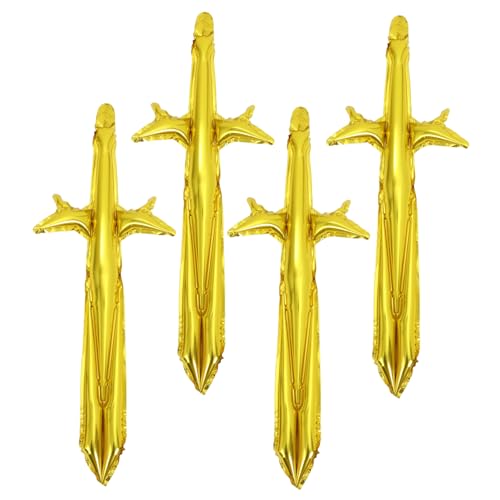 Milisten 4 Stück Dekorationen Für Piratenpartys Kostüm Piratenspielzeug Aufblasbare Spielzeuge Für Schaum Aufblasbare Piratenschwerter Schwerter Für Golden Aluminiumfolie Milisten 4 Stück Dekorationen Für Piratenpartys Kostüm Piratenspielzeug Aufblasbare Spielzeuge Für Schaum Aufblasbare Piratenschwerter Schwerter Für Golden Aluminiumfolie von Milisten