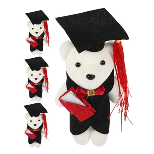 Milisten 4 Stück Dr. Bärenpuppe Abschlusstag Vorhanden Für Die Abschlusssaison Plüsch-abschlussspielzeug Mini-abschlussbär Abschlussbär Abschlussbärende Ornamente Stoff Milisten 4 Stück Dr. Bärenpuppe Abschlusstag Vorhanden Für Die Abschlusssaison Plüsch-abschlussspielzeug Mini-abschlussbär Abschlussbär Abschlussbärende Ornamente Stoff von Milisten