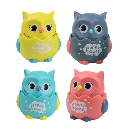 Milisten 4 Stück Drück Owl Cartoon Gleithandy für Lernspielzeug Hand Augen Koordination und Kreativität für Kleinkinder und Babygeschenke Milisten 4 Stück Drück Owl Cartoon Gleithandy für Lernspielzeug Hand Augen Koordination und Kreativität für Kleinkinder und Babygeschenke von Milisten