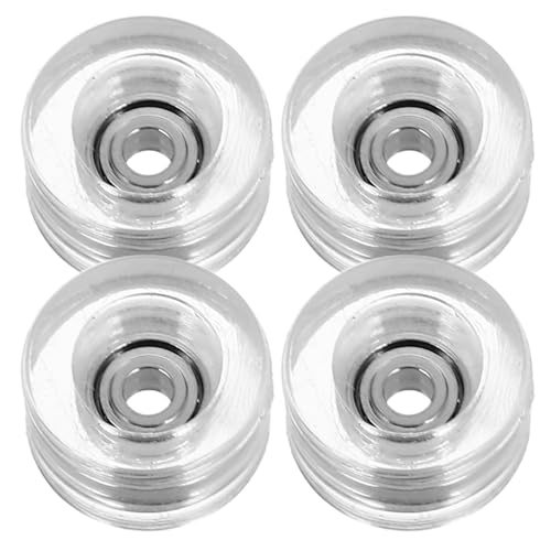 Milisten 4 Stück Finger Skateboard Räder mit Lagern Transparente Skateboard Zubehörteile für Einfache Installation und Vielseitige Anwendung für Professionelle Tricks und Tägliches Training Milisten 4 Stück Finger Skateboard Räder mit Lagern Transparente Skateboard Zubehörteile für Einfache Installation und Vielseitige Anwendung für Professionelle Tricks und Tägliches Training von Milisten