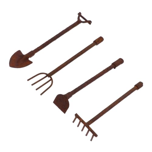 Milisten 4 Stück Gartenwerkzeug Set Teiliges Zubehör für Puppenhaus und Garten Deko für DIY Projekte Mini und Kreative Bastelarbeiten Milisten 4 Stück Gartenwerkzeug Set Teiliges Zubehör für Puppenhaus und Garten Deko für DIY Projekte Mini und Kreative Bastelarbeiten von Milisten