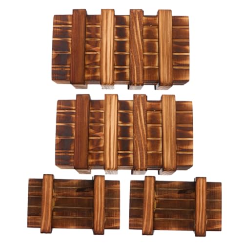 Milisten 4 Stück Geheimes Holz Puzzle für Teiliges mit Versteckten Fächern zum Verstecken von Schätzen und Kreative Aufbewahrungsbox für Kinderzimmer Milisten 4 Stück Geheimes Holz Puzzle für Teiliges mit Versteckten Fächern zum Verstecken von Schätzen und Kreative Aufbewahrungsbox für Kinderzimmer von Milisten
