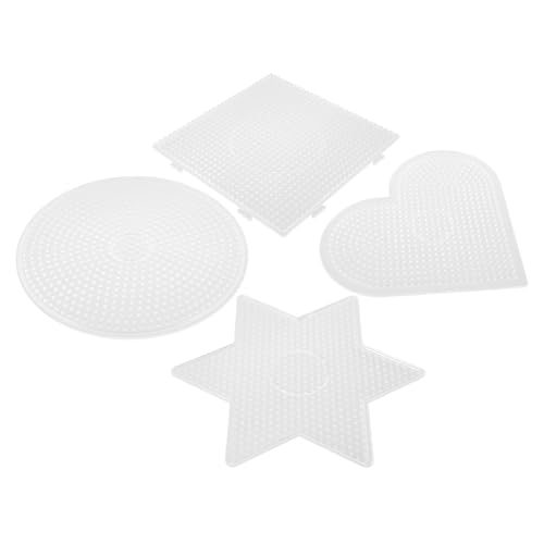 Milisten 4 Stück Geometrische Vorlage Sicherungsperlen Stecktafeln Bohnenvorlage Steckbrett Bohnenschablone Vorlage für Sicherungsperlen Plastik Transparent Milisten 4 Stück Geometrische Vorlage Sicherungsperlen Stecktafeln Bohnenvorlage Steckbrett Bohnenschablone Vorlage für Sicherungsperlen Plastik Transparent von Milisten