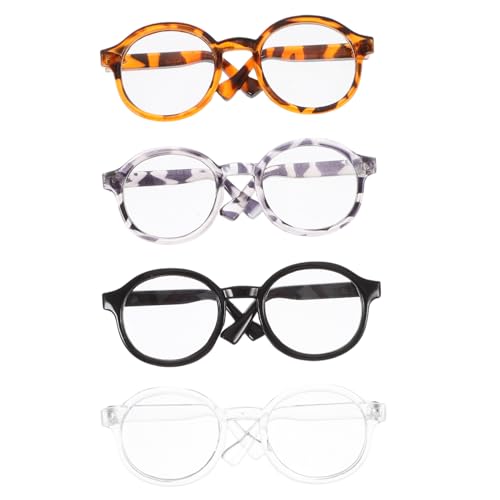 Milisten 4 Stück Gläser Puppenbrille Winzige Sonnenbrillen Für Puppen Puppenhaus Handwerk Puppe Verkleiden Sich Sonnenbrillen Minibrille Für Puppen Puppenzubehör Puppenkostümzubehör Plastik Milisten 4 Stück Gläser Puppenbrille Winzige Sonnenbrillen Für Puppen Puppenhaus Handwerk Puppe Verkleiden Sich Sonnenbrillen Minibrille Für Puppen Puppenzubehör Puppenkostümzubehör Plastik von Milisten