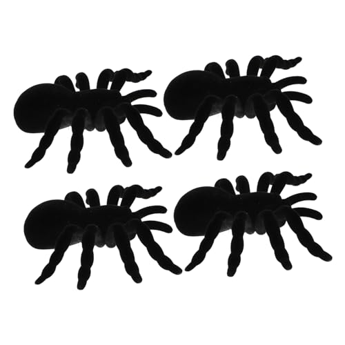 Milisten 4 Stück Große Halloween Spinnentier Deko Schwarze Spinnen Gruselige Party Deko für Halloween Party Wiederverwendbar Sicher ohne Geruch Milisten 4 Stück Große Halloween Spinnentier Deko Schwarze Spinnen Gruselige Party Deko für Halloween Party Wiederverwendbar Sicher ohne Geruch von Milisten
