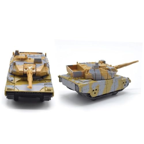 Milisten 4 Stück Huili Tankautospielzeug Tankwagen Panzermodell Camouflage von Milisten