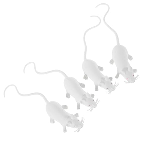 Milisten 4 Stück Kleine Modell Figur Streich Realistische Figur Simuliertes Tiermodell Simulation Tiermodell Halloween Gefälschte Streich Gefälschte Ratte Milisten 4 Stück Kleine Modell Figur Streich Realistische Figur Simuliertes Tiermodell Simulation Tiermodell Halloween Gefälschte Streich Gefälschte Ratte von Milisten
