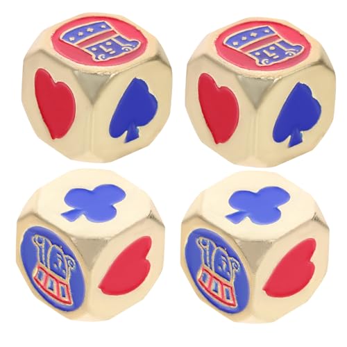 Milisten 4 Stück Metall Pokerwürfel Kartenspielwürfel Poker Brettspiel Rollenspielwürfel Pokerwürfel Partyspiel Metallwürfel Kleine Würfel Mehrzweck Metallwürfel Große Würfel Milisten 4 Stück Metall Pokerwürfel Kartenspielwürfel Poker Brettspiel Rollenspielwürfel Pokerwürfel Partyspiel Metallwürfel Kleine Würfel Mehrzweck Metallwürfel Große Würfel von Milisten