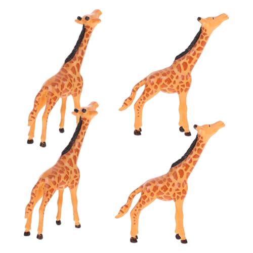 Milisten 4 Stück Mikrolandschaft Giraffen-gartendekoration Puppenhaus-Giraffe Puppenstubentier Miniaturgiraffe Kleine Tierskulptur Kleine Giraffe Mini-tiermodell Orange Harz Milisten 4 Stück Mikrolandschaft Giraffen-gartendekoration Puppenhaus-Giraffe Puppenstubentier Miniaturgiraffe Kleine Tierskulptur Kleine Giraffe Mini-tiermodell Orange Harz von Milisten