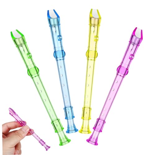 Milisten 4 Stück Mini Blockflöte für Transparente Spielzeugflöten für Anfänger Geeignet für Musiklernen Zufällige Farbe Zufällige Farbe Milisten 4 Stück Mini Blockflöte für Transparente Spielzeugflöten für Anfänger Geeignet für Musiklernen Zufällige Farbe Zufällige Farbe von Milisten