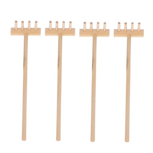 Milisten 4 Stück Mini-Holzrechen und Sandrechen Schnecke Tisch Rakes holzspielzeug Sandspielzeug Mini-Rechen Sandkastenrechen Kleiner Rechen Khaki Milisten 4 Stück Mini-Holzrechen und Sandrechen Schnecke Tisch Rakes holzspielzeug Sandspielzeug Mini-Rechen Sandkastenrechen Kleiner Rechen Khaki von Milisten