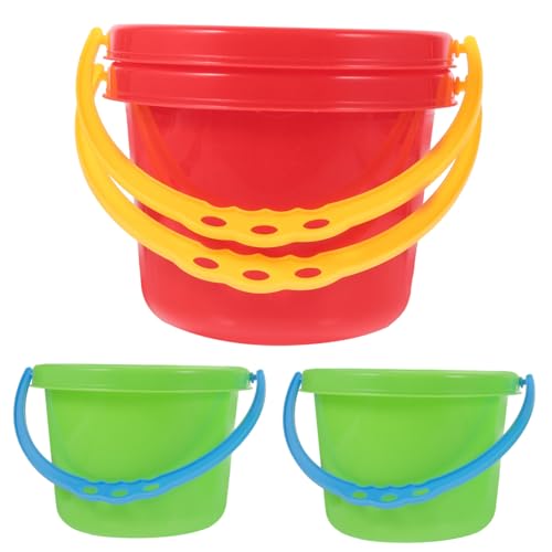 Milisten 4 Stück Mini Plastik Eimer für Strandspielzeug Wasser für Sandburgen und Wasserspiele Blau Rot Gelb Zufällige Farbe Zufällige Farbe Milisten 4 Stück Mini Plastik Eimer für Strandspielzeug Wasser für Sandburgen und Wasserspiele Blau Rot Gelb Zufällige Farbe Zufällige Farbe von Milisten