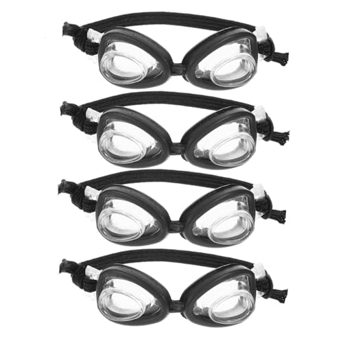 Milisten 4 Stück Mini-Schwimmbrille Mini-Brille Mini-Puppen-Brille Puppenbrille Puppe Brille Kleine Brille zum Verkleiden Einer Puppe Puppenkostüm-Brille Plastik Black Milisten 4 Stück Mini-Schwimmbrille Mini-Brille Mini-Puppen-Brille Puppenbrille Puppe Brille Kleine Brille zum Verkleiden Einer Puppe Puppenkostüm-Brille Plastik Black von Milisten